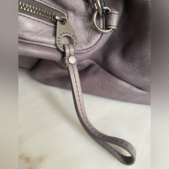 Marc by Marc Jacobs Gray Large Travel Satchel Crossbody - Picture 4 of 13